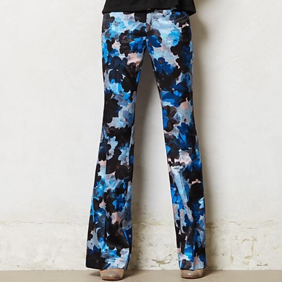 Anthropologie Pants - Anthropologie Elevenses Floral Brighton Pant